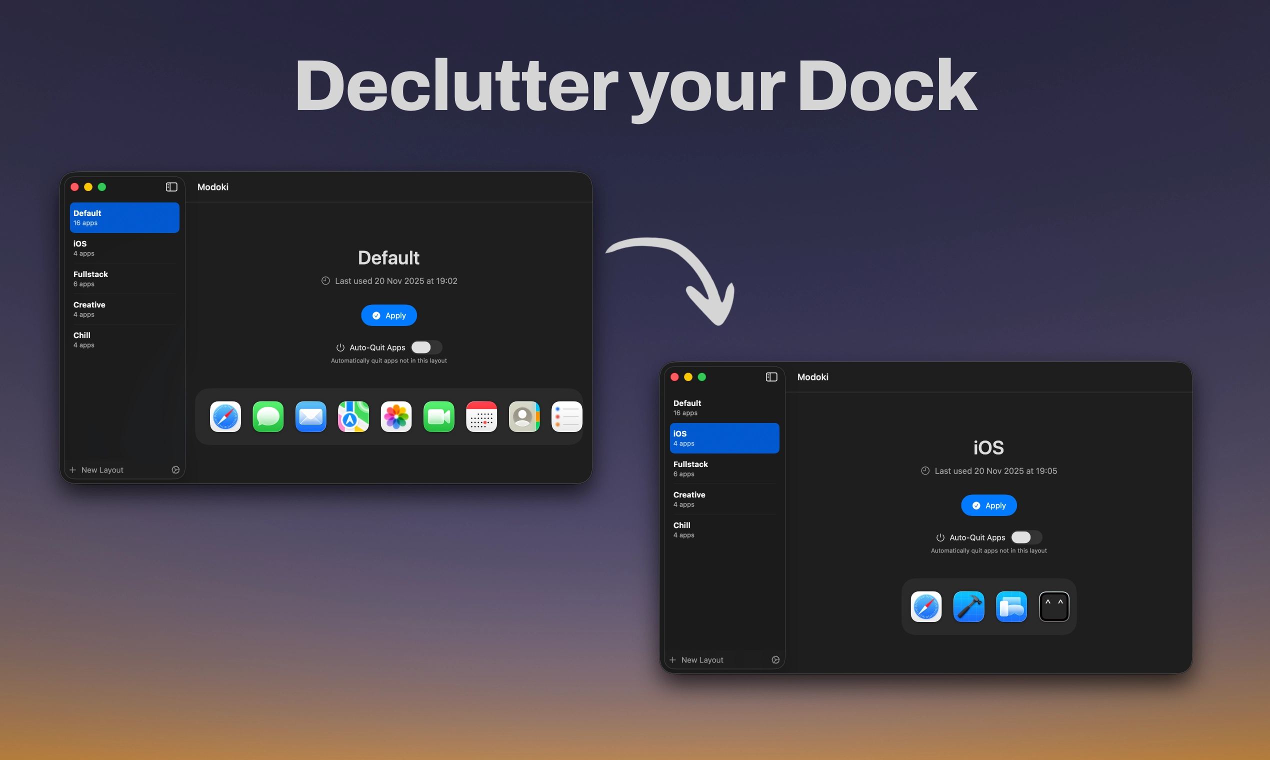 Modoki Declutter Demo